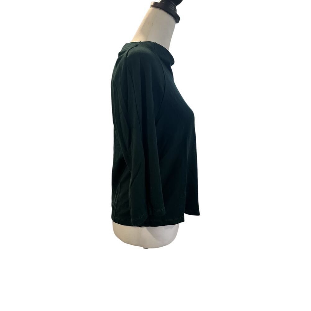 W5 Green 3/4 Sleeve Top Medium - Picture 2 of 4